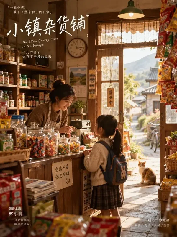 《村头小卖部》- 黄果短剧生活喜剧短剧封面 《村头小卖部》- 黄果短剧生活喜剧短剧封面